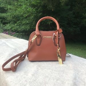 NWT Steve Madden brown mini crossbody bag.